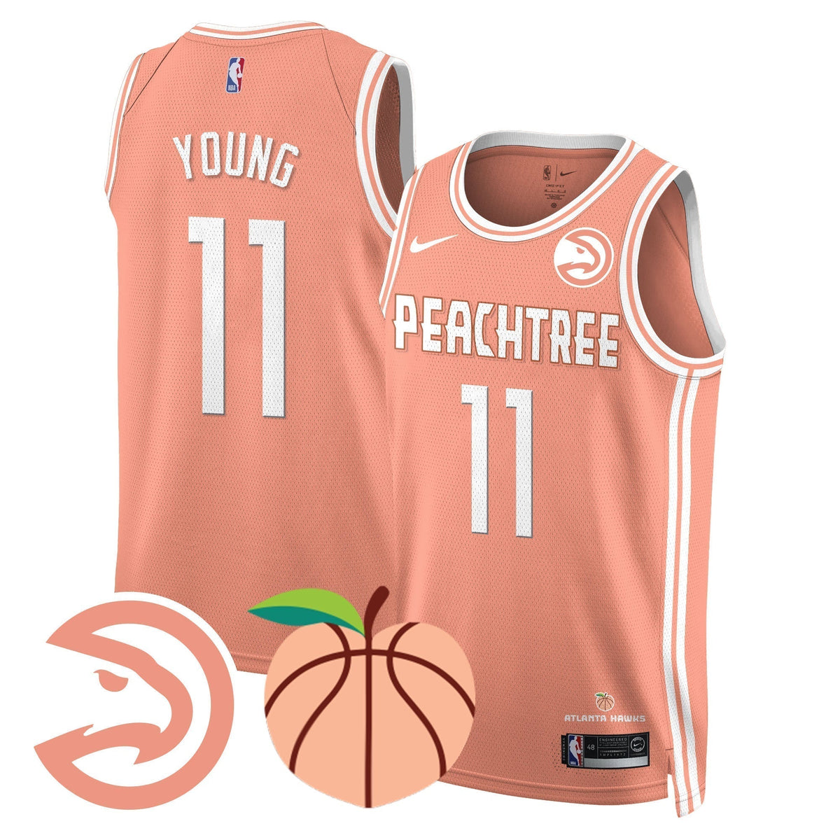 ATL “Peachtree” City Edition Jersey - Stitched