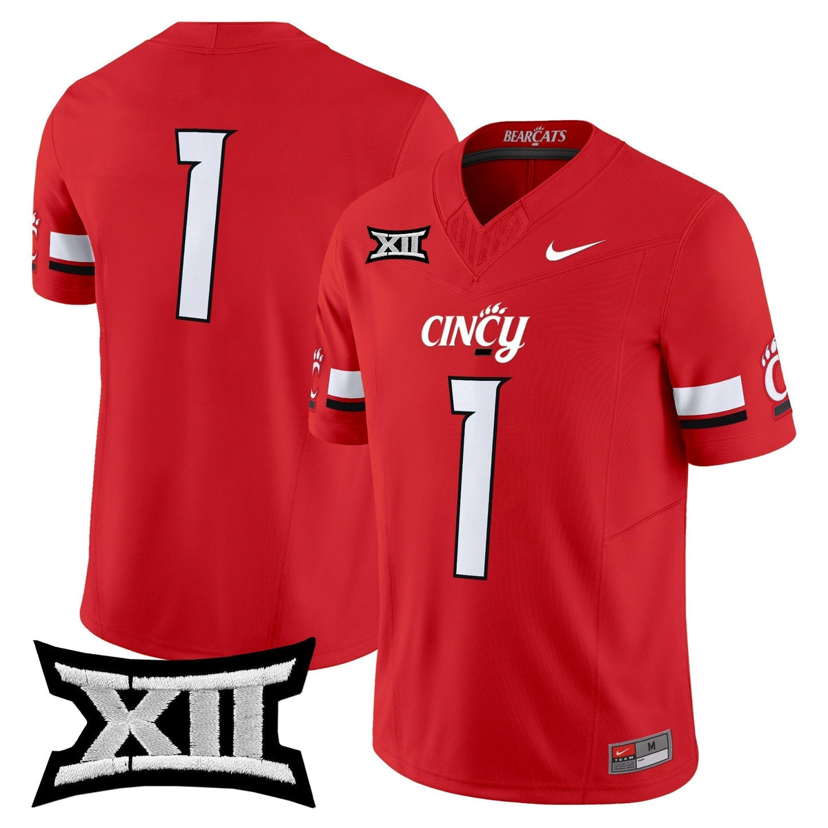 Men's Cincinnati Bearcats 2025 Vapor Limited Jersey - All Stitched