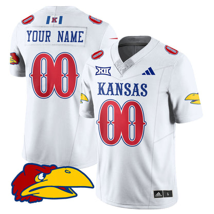 Custom KU Football 2025 Limited Jersey - Stitched