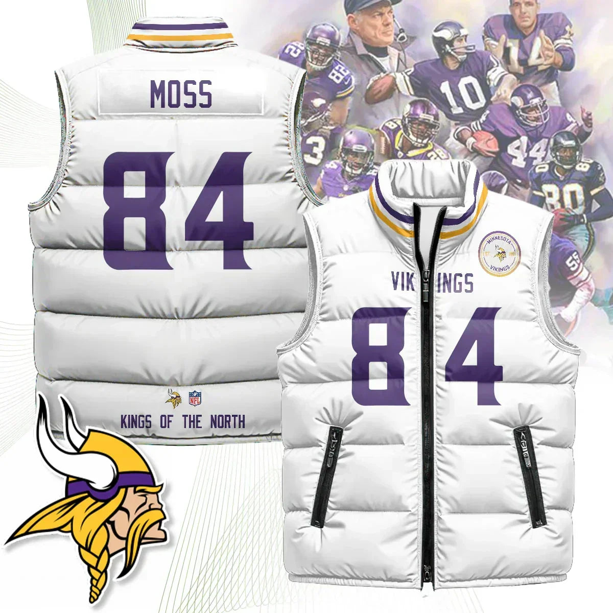 Minnesota Vikings Unisex Puffer Vest