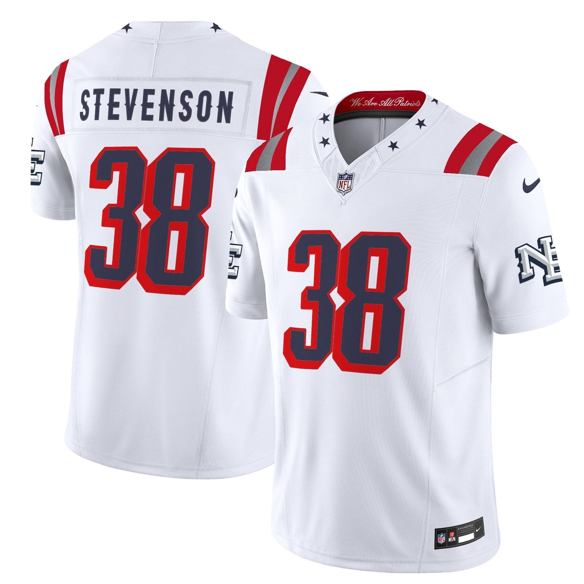 Men's New England Patriots 2025 "Rivalries" Vapor Limited Jersey - All Stitched