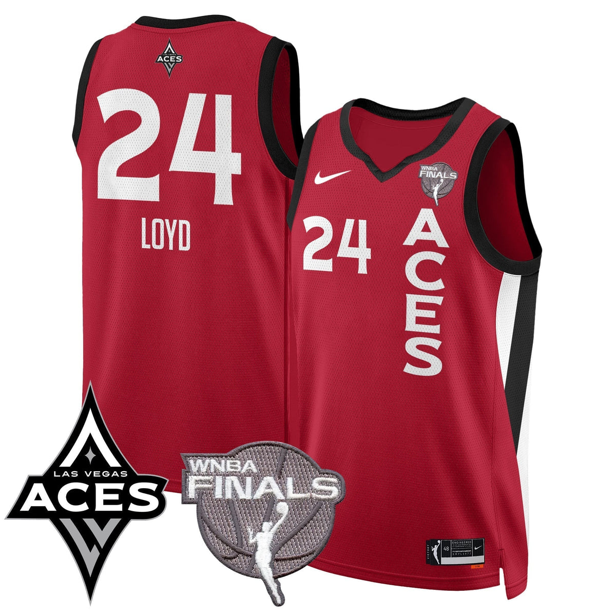 Las Vegas Aces 2025 WNBA Finals Jersey - Stitched