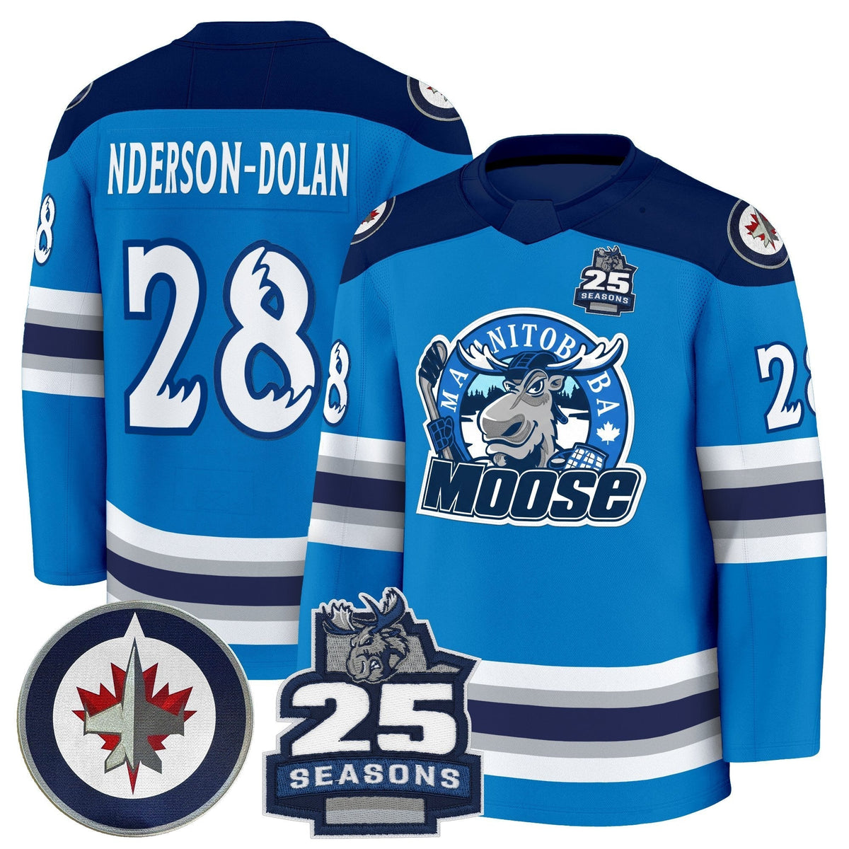 Manitoba Moose 2025 Premium Jersey - All Stitched