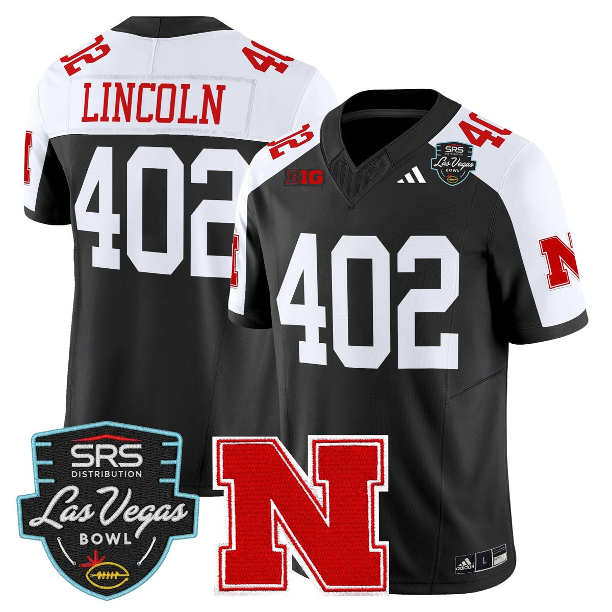 Men's Nebraska Cornhuskers 2025 Las Vegas Bowl Vapor Limited Jersey - All Stitched