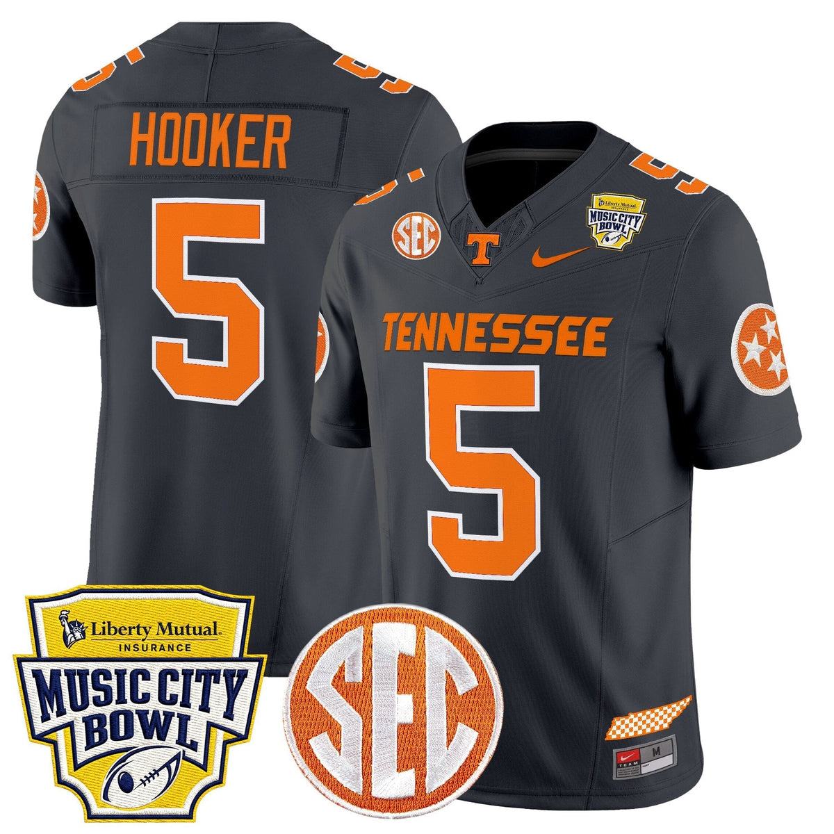 Men's Tennessee Volunteers 2025 Music City Bowl Vapor Limited Jersey - All Stitched