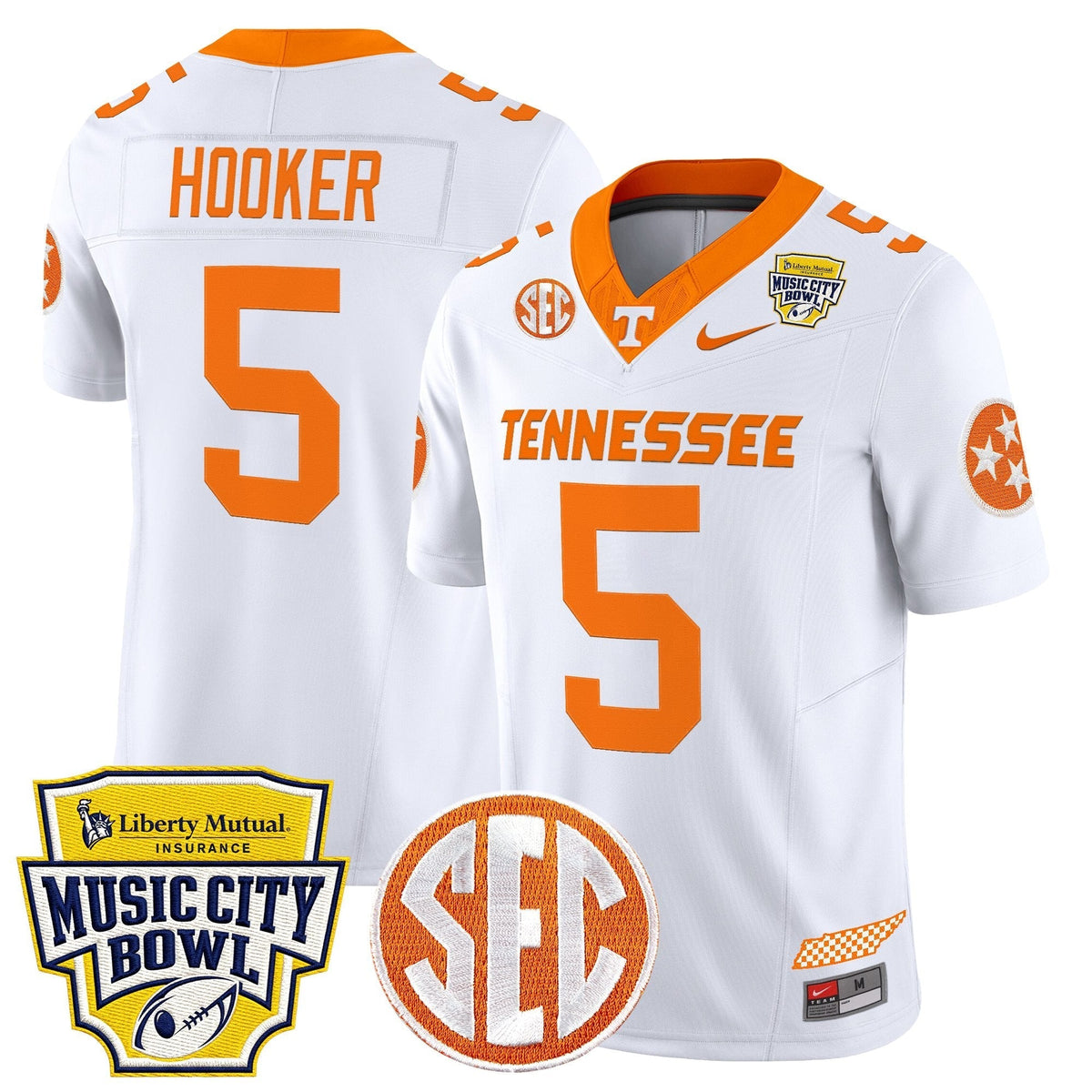 Men's Tennessee Volunteers 2025 Music City Bowl Vapor Limited Jersey - All Stitched