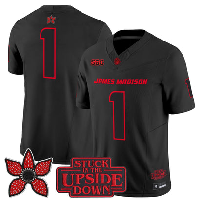 James Madison Dukes 'Stranger Things Edition' Vapor Limited Jersey - All Stitched