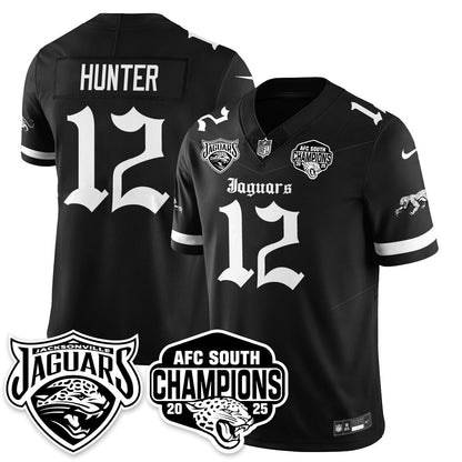 Jacksonville Jaguars Gothic AFC South Division Champions Vapor Limited Jersey - All Stitched