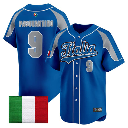 Men's Team Italy 2026 World Baseball Classic Vapor Premier Jersey - All Stitched