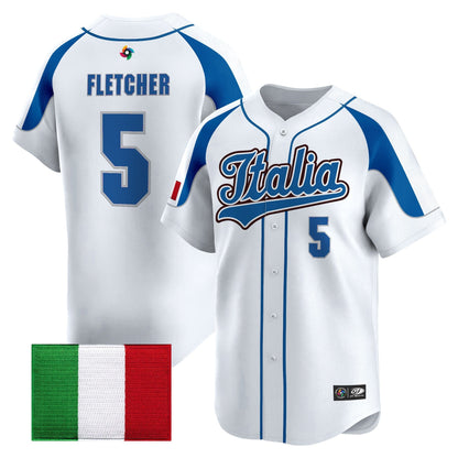 Men's Team Italy 2026 World Baseball Classic Vapor Premier Jersey - All Stitched