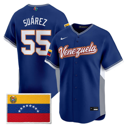 Men's Team Venezuela World Baseball Classic Vapor Premier Jersey - 2026 Roster - All Stitched