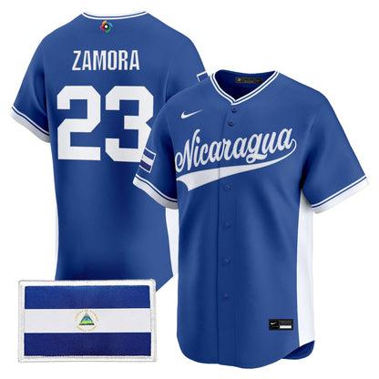 Men's Team Nicaragua 2026 World Baseball Classic Vapor Premier Jersey - All Stitched