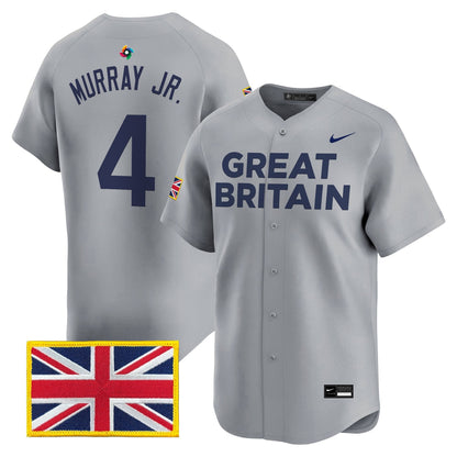 Men's Team Great Britain 2026 World Baseball Classic Vapor Premier Jersey - All Stitched
