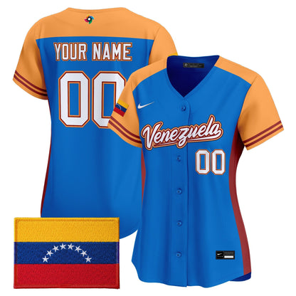 Team Venezuela World Baseball Classic Vapor Premier Custom Jersey - 2026 Roster - All Stitched