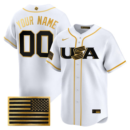 Team USA World Baseball Classic Vapor Premier Custom Jersey - 2026 Roster - All Stitched