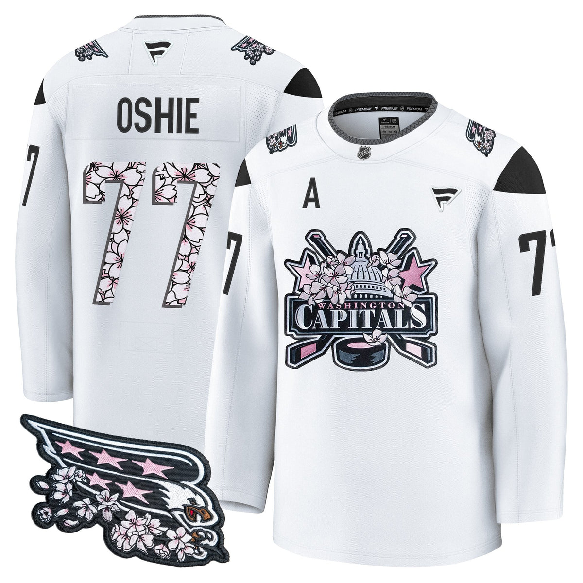 Men's Washington Capitals 2026 Cherry Blossom Premium Jersey - All Stitched