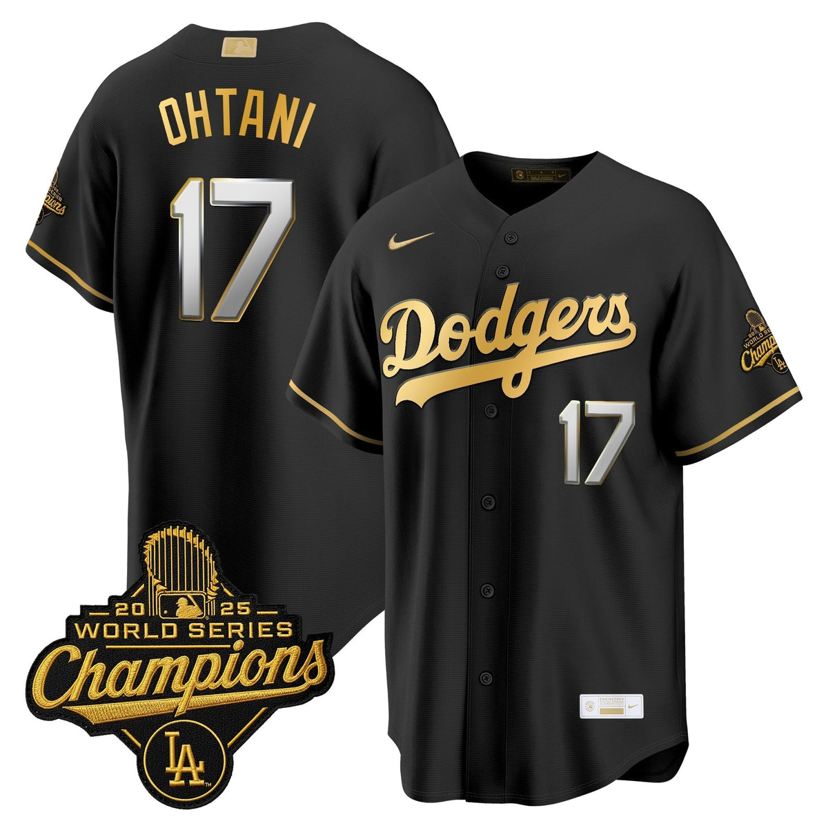 Men's Los Angeles Dodgers "Gold Collection" Premier Limited Jersey - All Stitched
