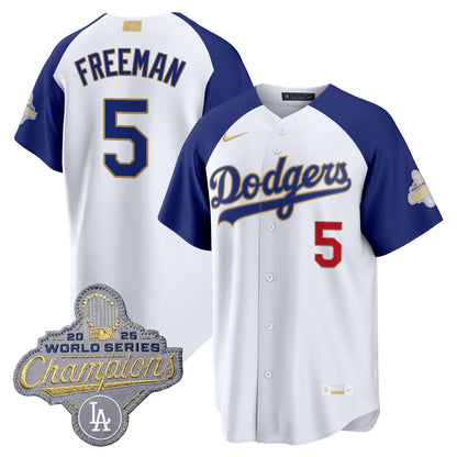 Men's Los Angeles Dodgers "Gold Collection" Premier Limited Jersey - All Stitched