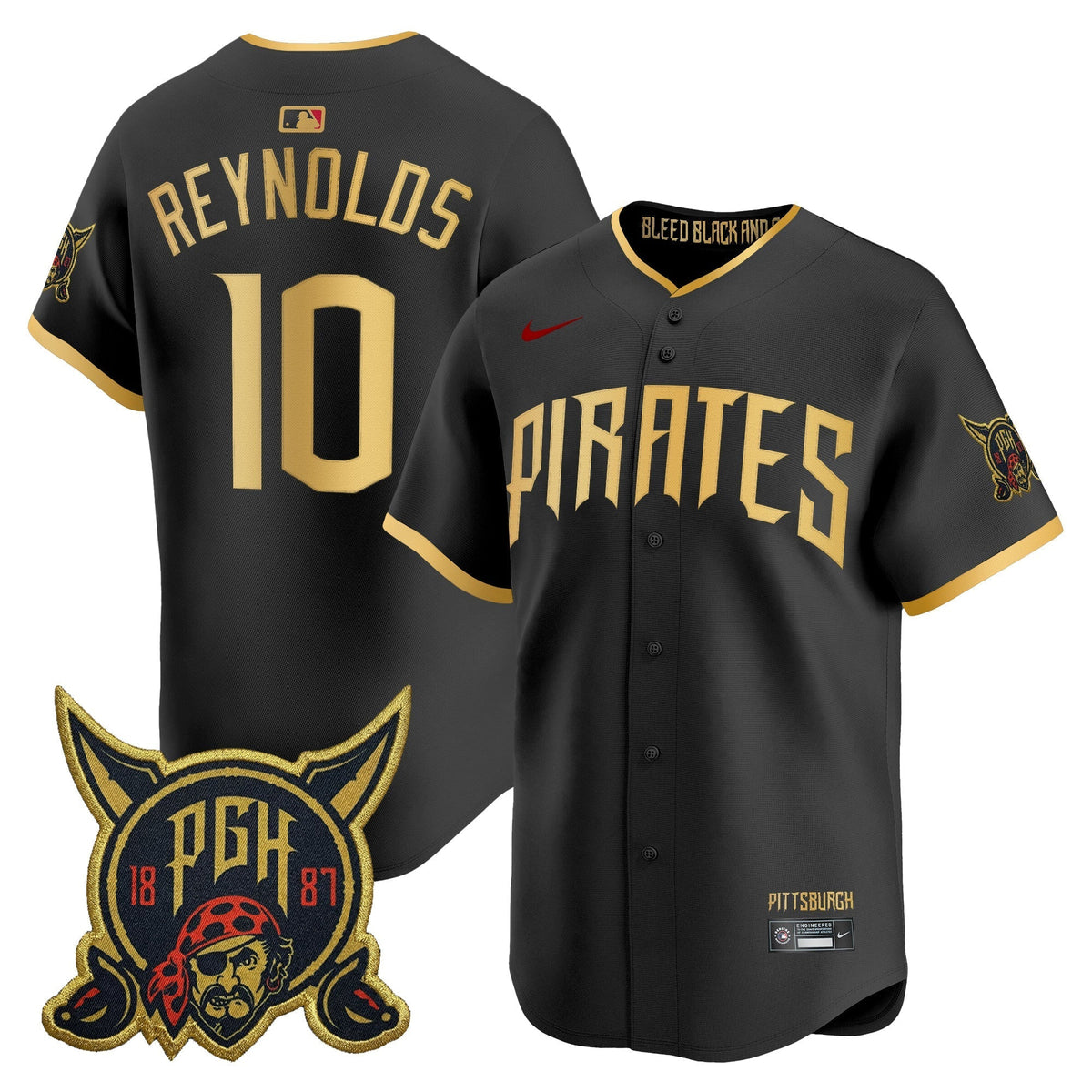 Pittsburgh Pirates 2026 City Connect Vapor Premier Limited Jersey - All Stitched