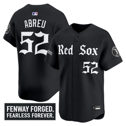 Men's Boston Red Sox 'Gothic Edition' Vapor Premier Limited Jersey - All Stitched