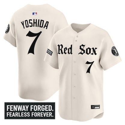 Men's Boston Red Sox 'Gothic Edition' Vapor Premier Limited Jersey - All Stitched