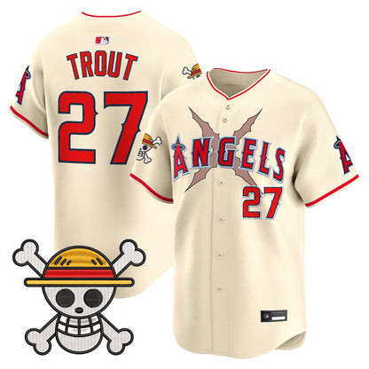 Men's Los Angeles Angels x OP Vapor Premier Limited Jersey - Stitched