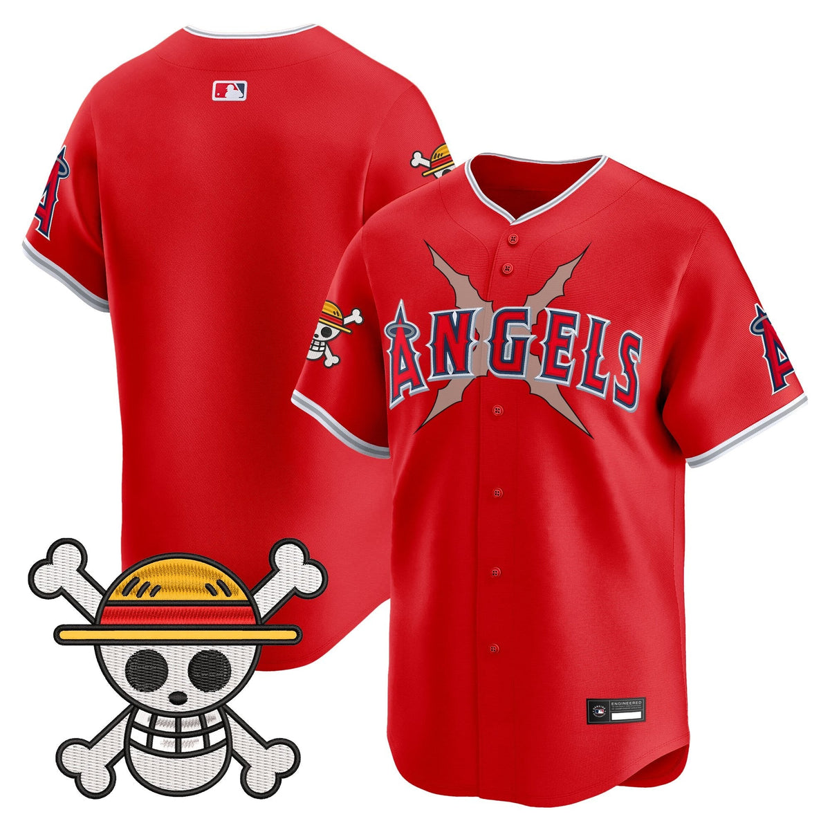 Men's Los Angeles Angels x OP Vapor Premier Limited Jersey - Stitched