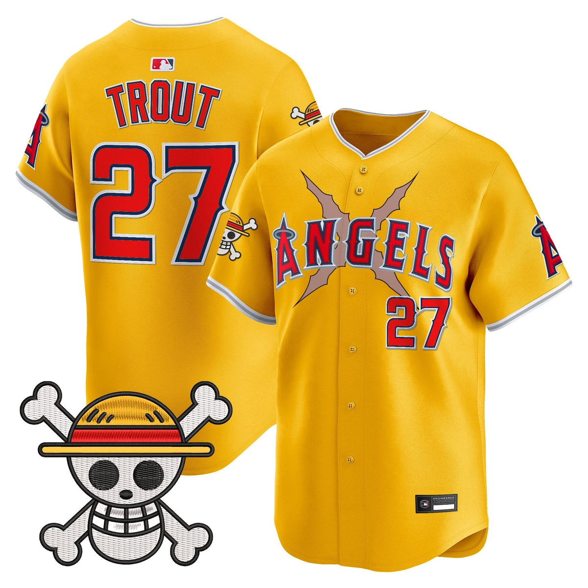 Men's Los Angeles Angels x OP Vapor Premier Limited Jersey - Stitched