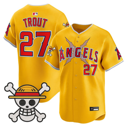 Men's Los Angeles Angels x OP Vapor Premier Limited Jersey - Stitched