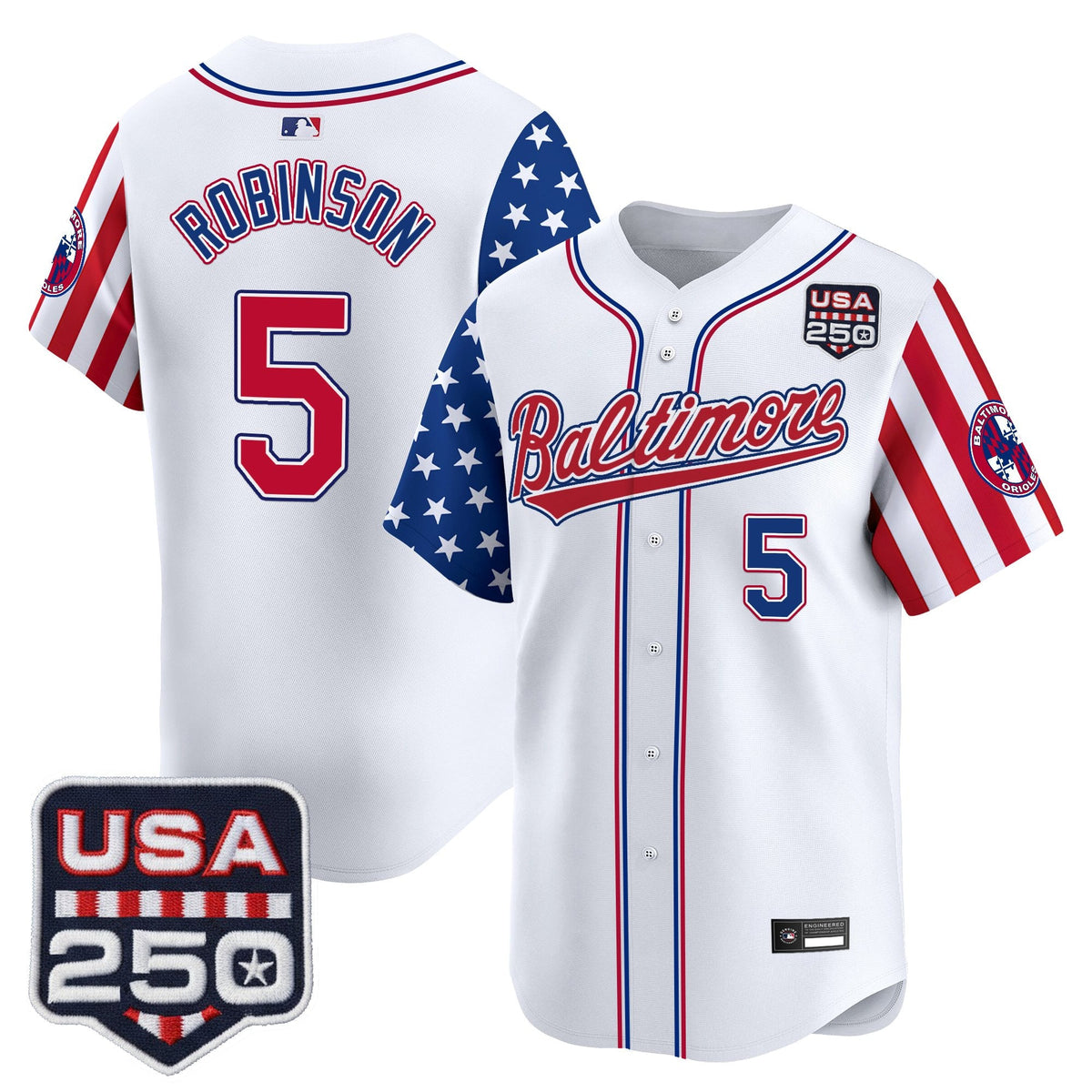 Baltimore Orioles "America 250 Edition" Vapor Premier Limited Jersey - All Stitched