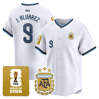  Argentina 2026 Vapor Baseball Jersey - All Stitched