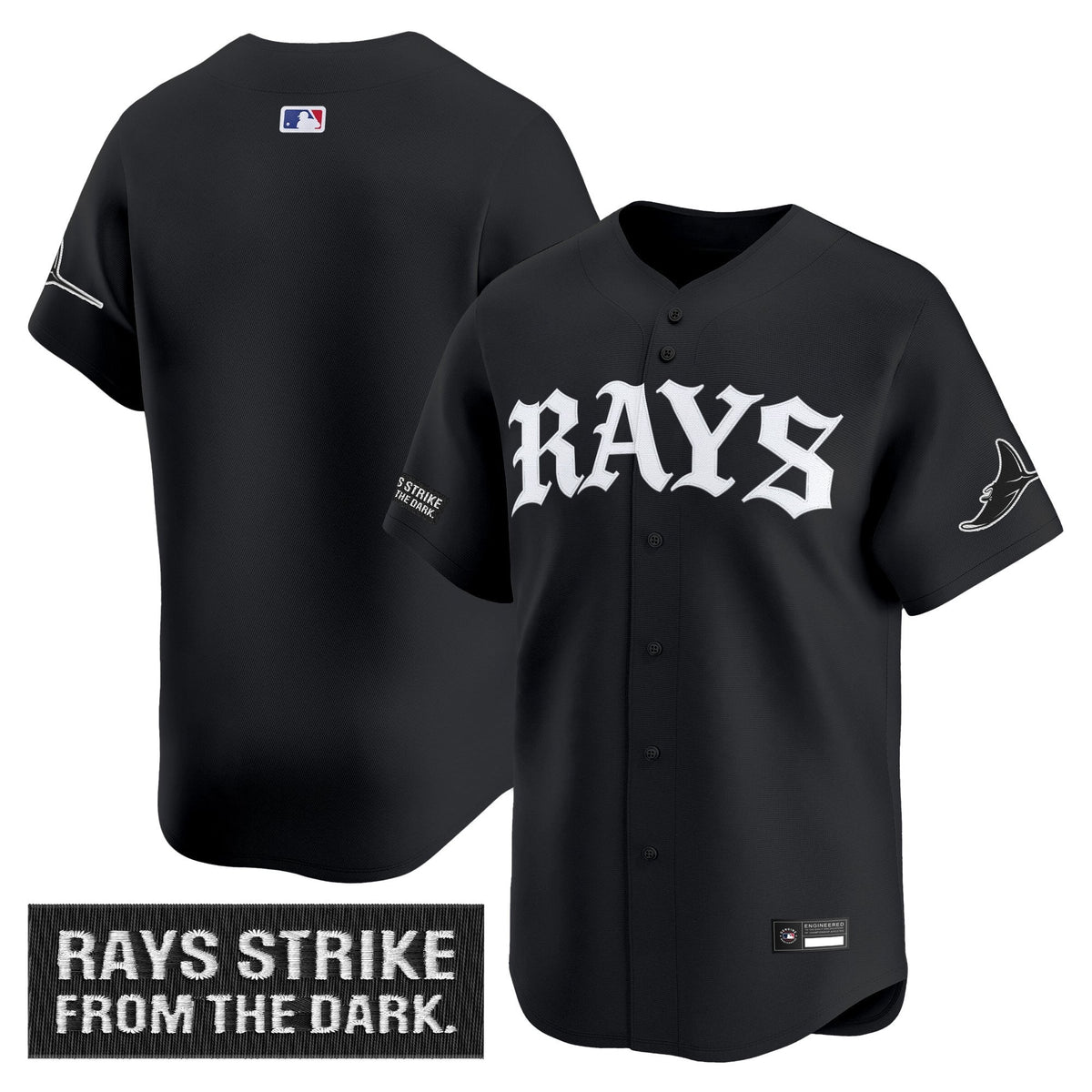 Tampa Bay Rays 'Old English Edition' Vapor Premier Limited Jersey - All Stitched