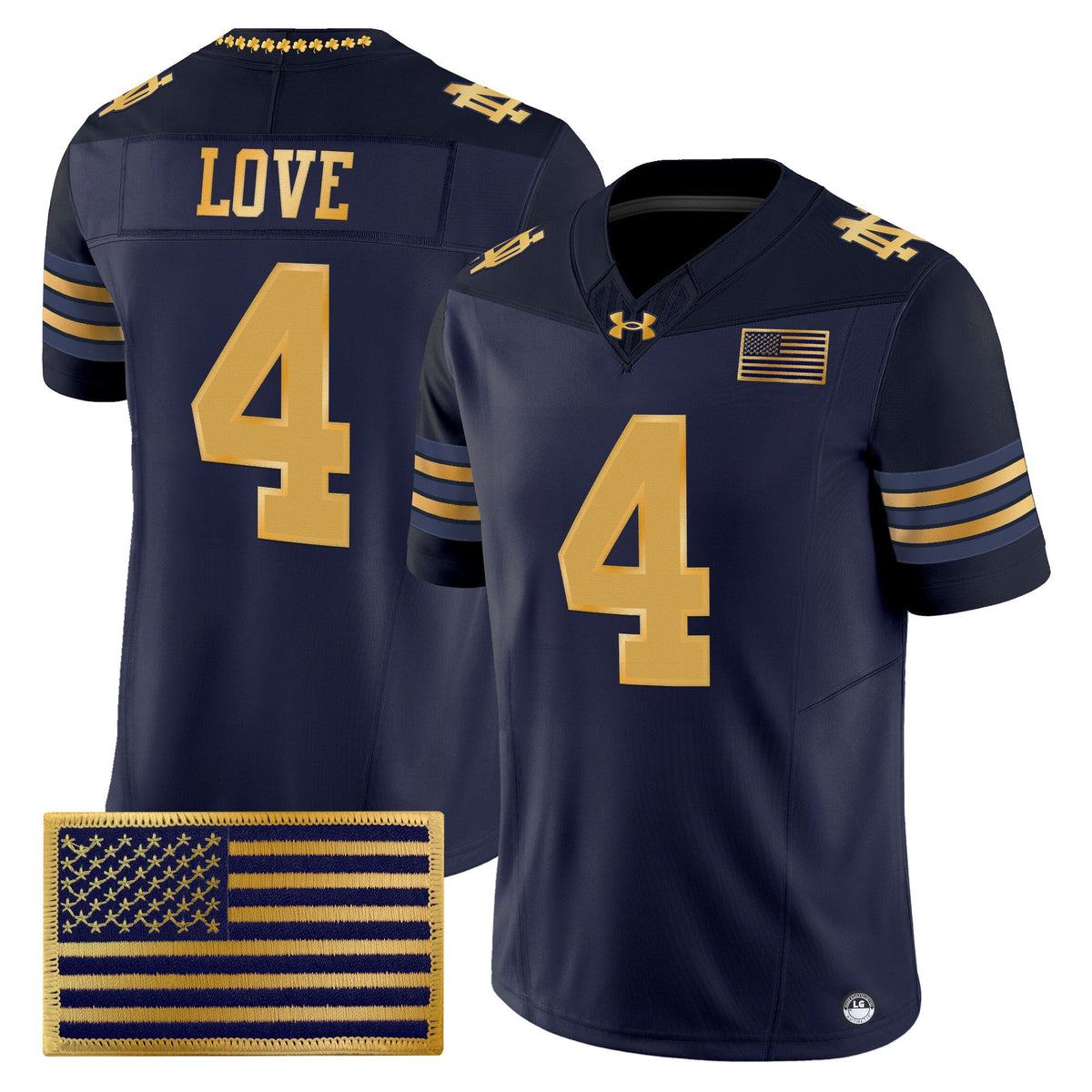 Notre Dame Fighting Irish 2026 Shamrock Series Vapor Limited Jersey - Stitched