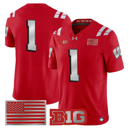 Wisconsin Badgers 2026 Lambeau Vapor Limited Jersey - All Stitched
