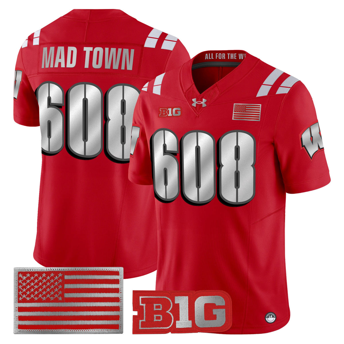 Wisconsin Badgers 2026 Lambeau Vapor Limited Jersey - All Stitched