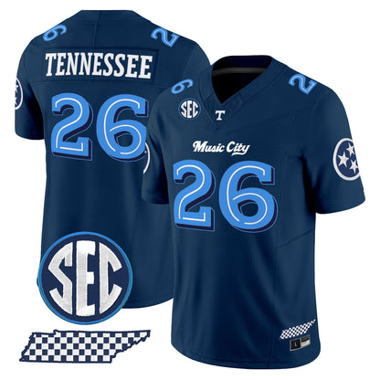 Men's Tennessee Volunteers 'Music City Edition' Vapor Limited Jersey - All Stitched