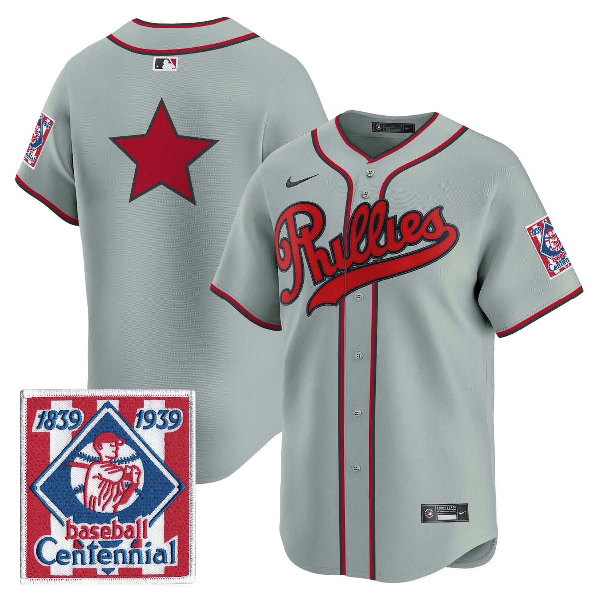 Philadelphia Phillies 2026 Field of Dreams Vapor Premier Limited Jersey - No Name on Back - Stitched