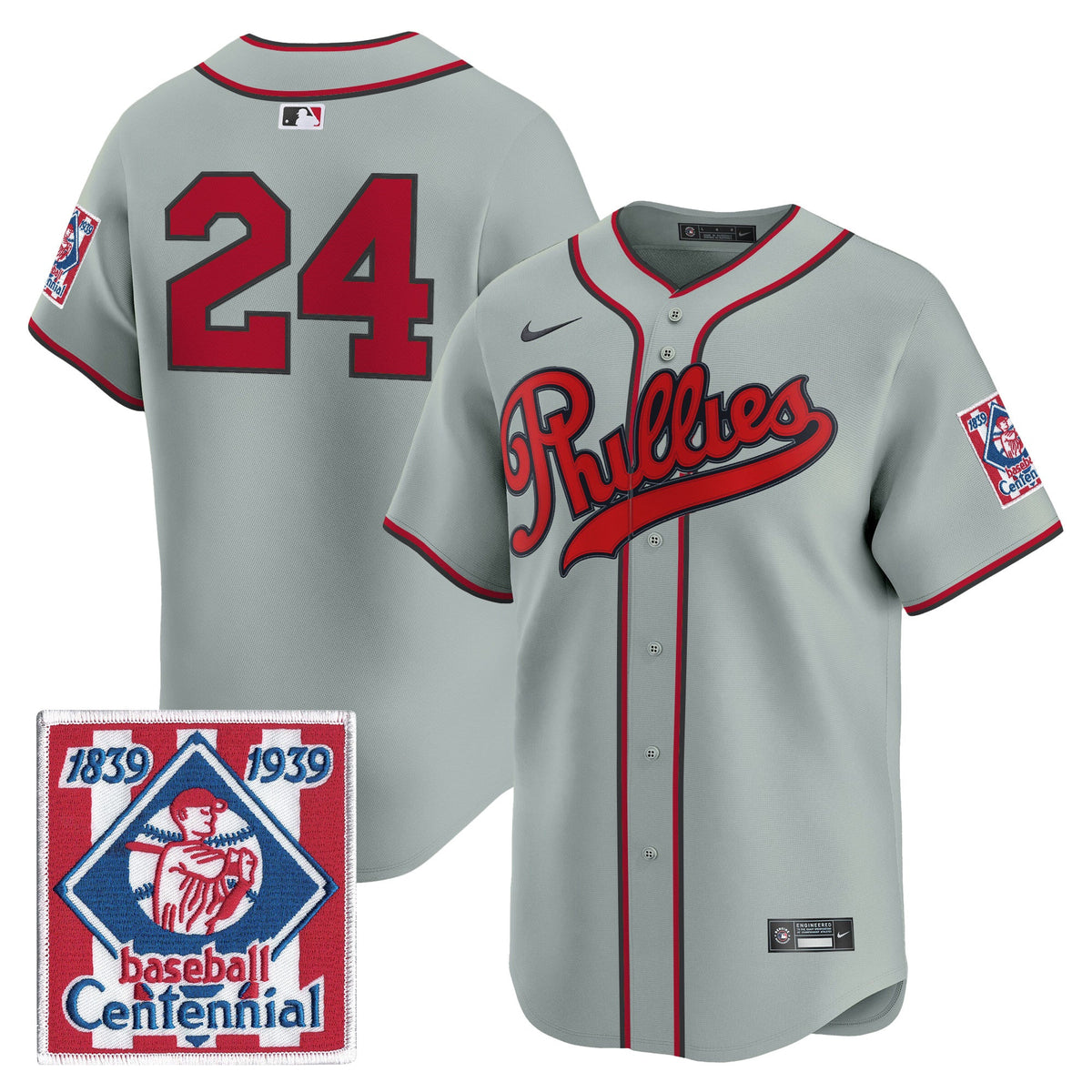 Philadelphia Phillies 2026 Field of Dreams Vapor Premier Limited Jersey - No Name on Back - Stitched