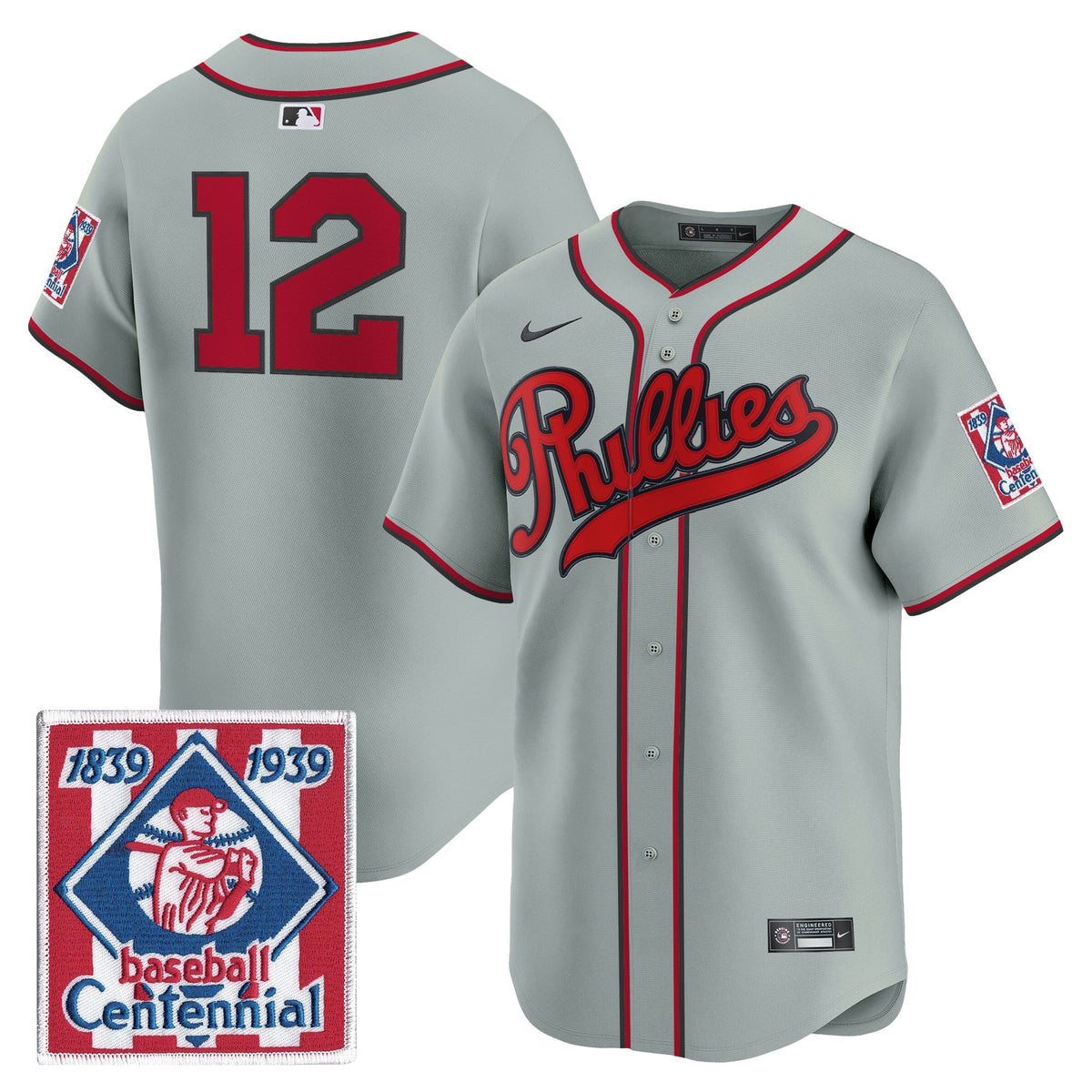 Philadelphia Phillies 2026 Field of Dreams Vapor Premier Limited Jersey - No Name on Back - Stitched