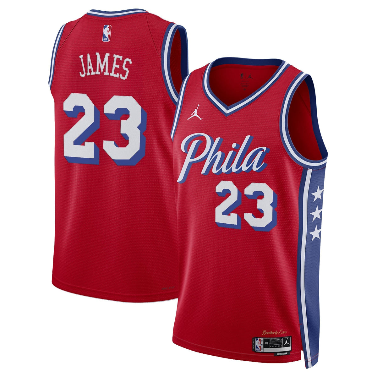 #23 LeBron James Philadelphia 76ers Jersey - All Stitched