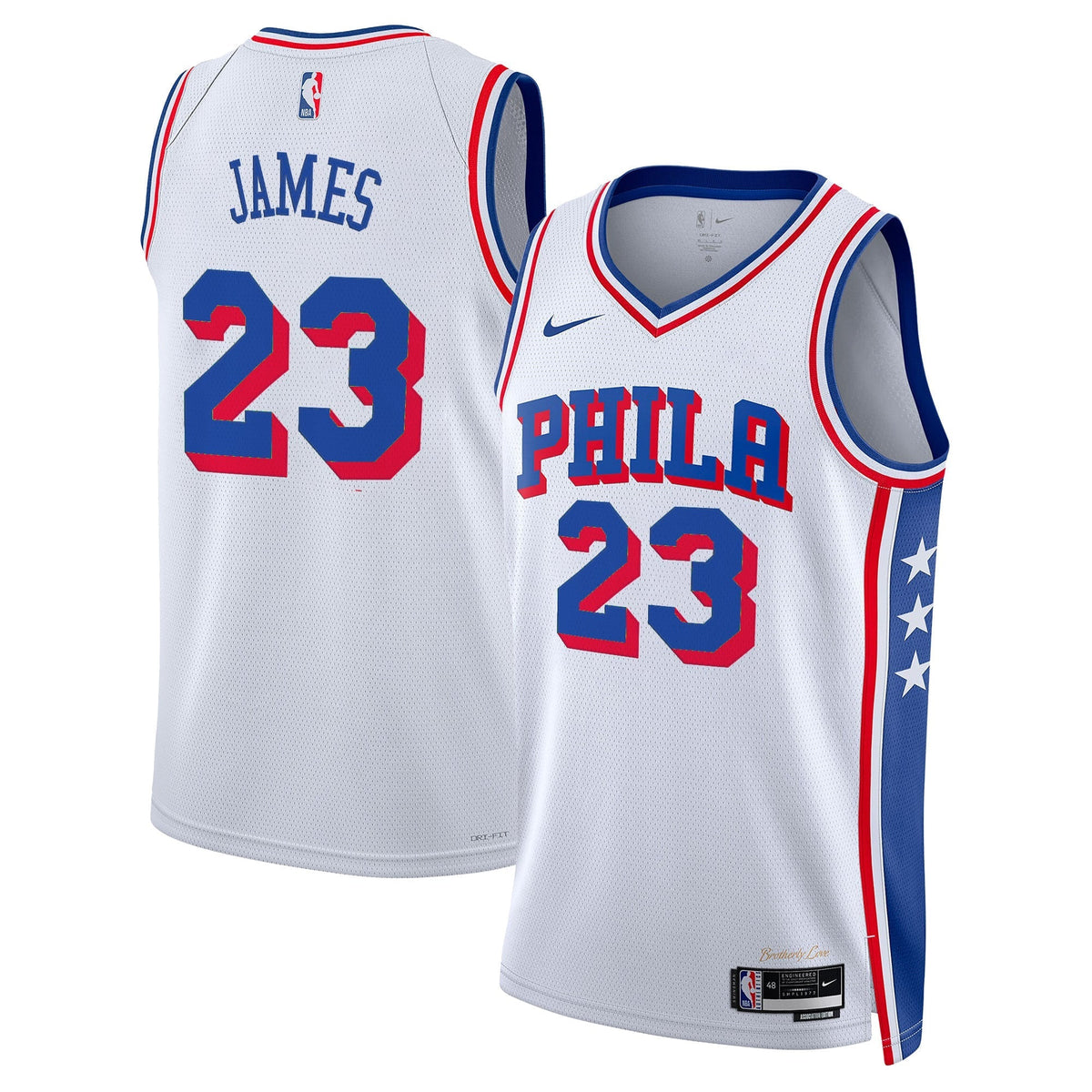 #23 LeBron James Philadelphia 76ers Jersey - All Stitched