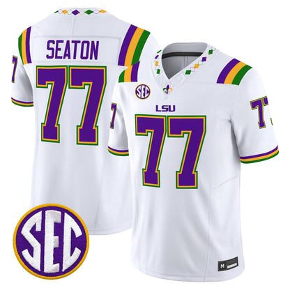  LSU Tigers 2026 "Mardi Gras Edition'' Vapor Limited Jersey - Stitched