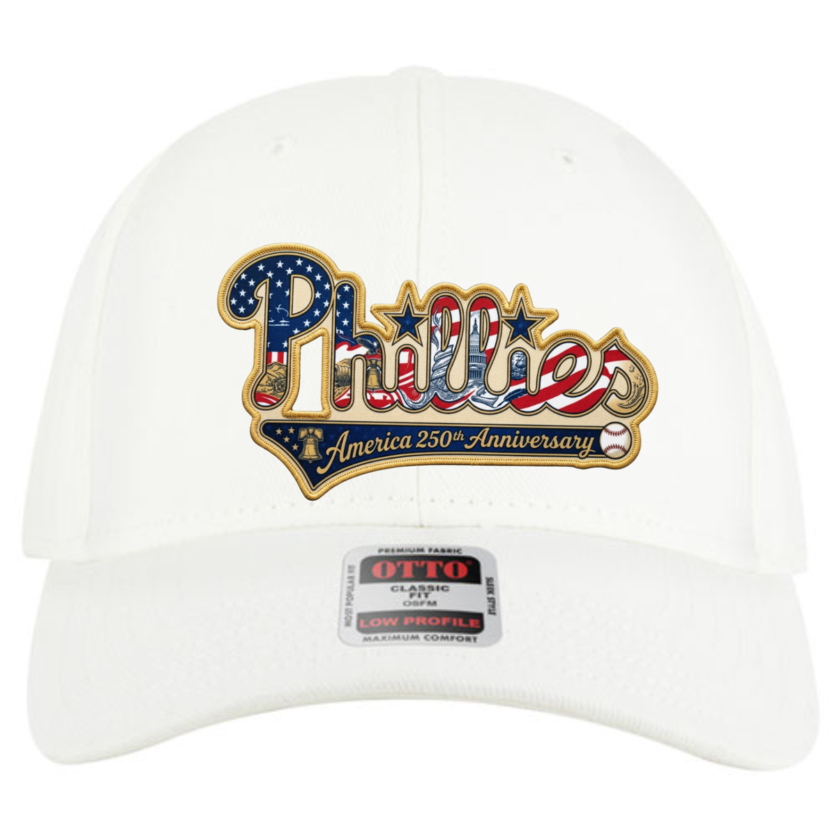 PHI 2026 Independence Day Baseball Cap - Embroidered