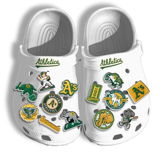 OAK White Clogs 2026 - Charms Gift Set