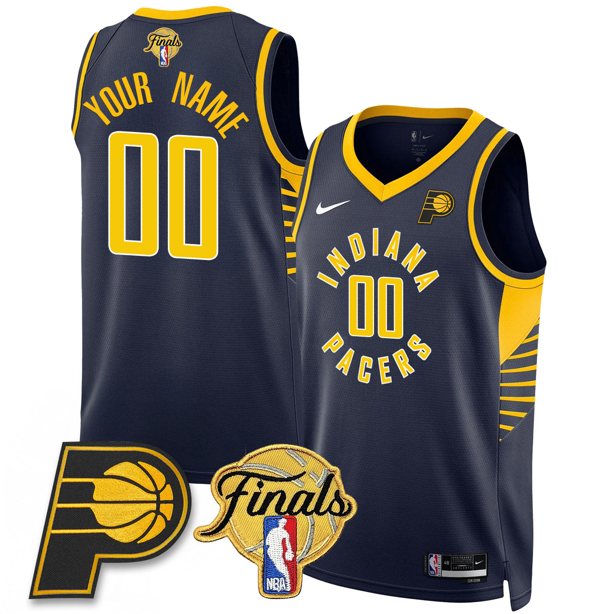IND 2025 Finals Swingman Custom Jersey N2- Stitched