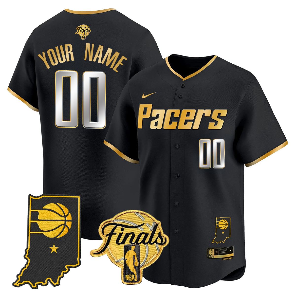 IND 2025 Finals Vapor Baseball Custom Jersey N3 - Stitched