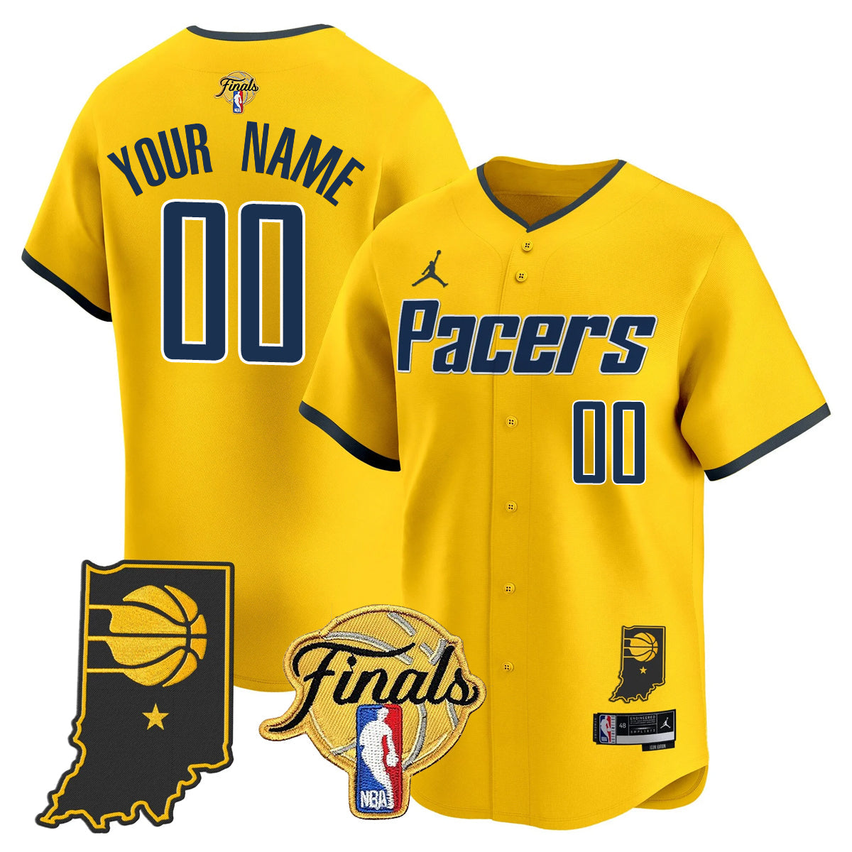 IND 2025 Finals Vapor Baseball Custom Jersey N3 - Stitched