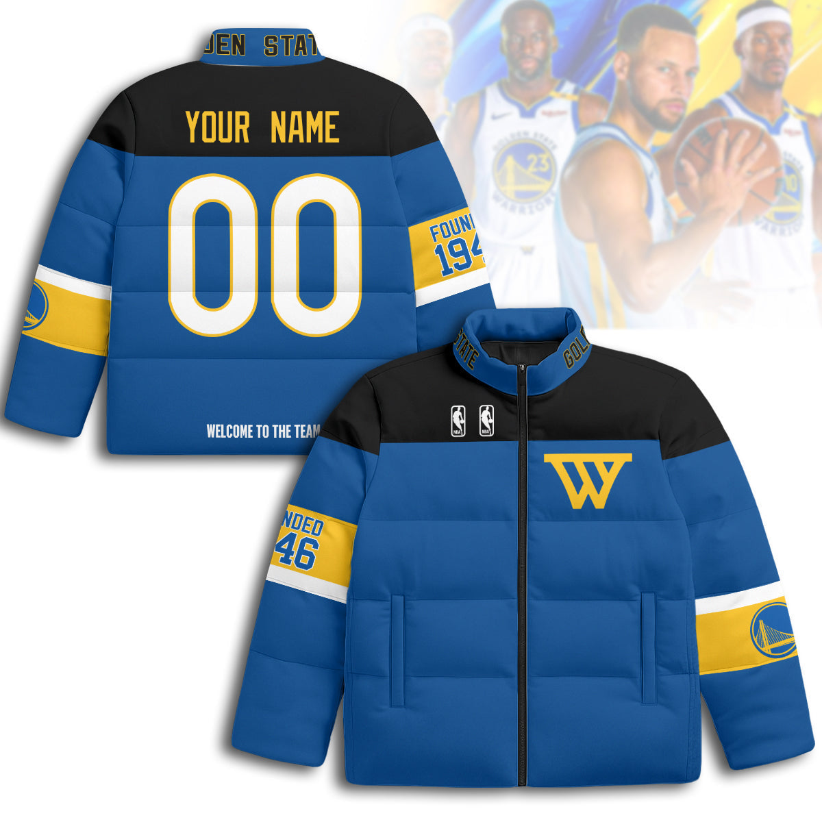 Custom GSW Unisex Puffer Jacket