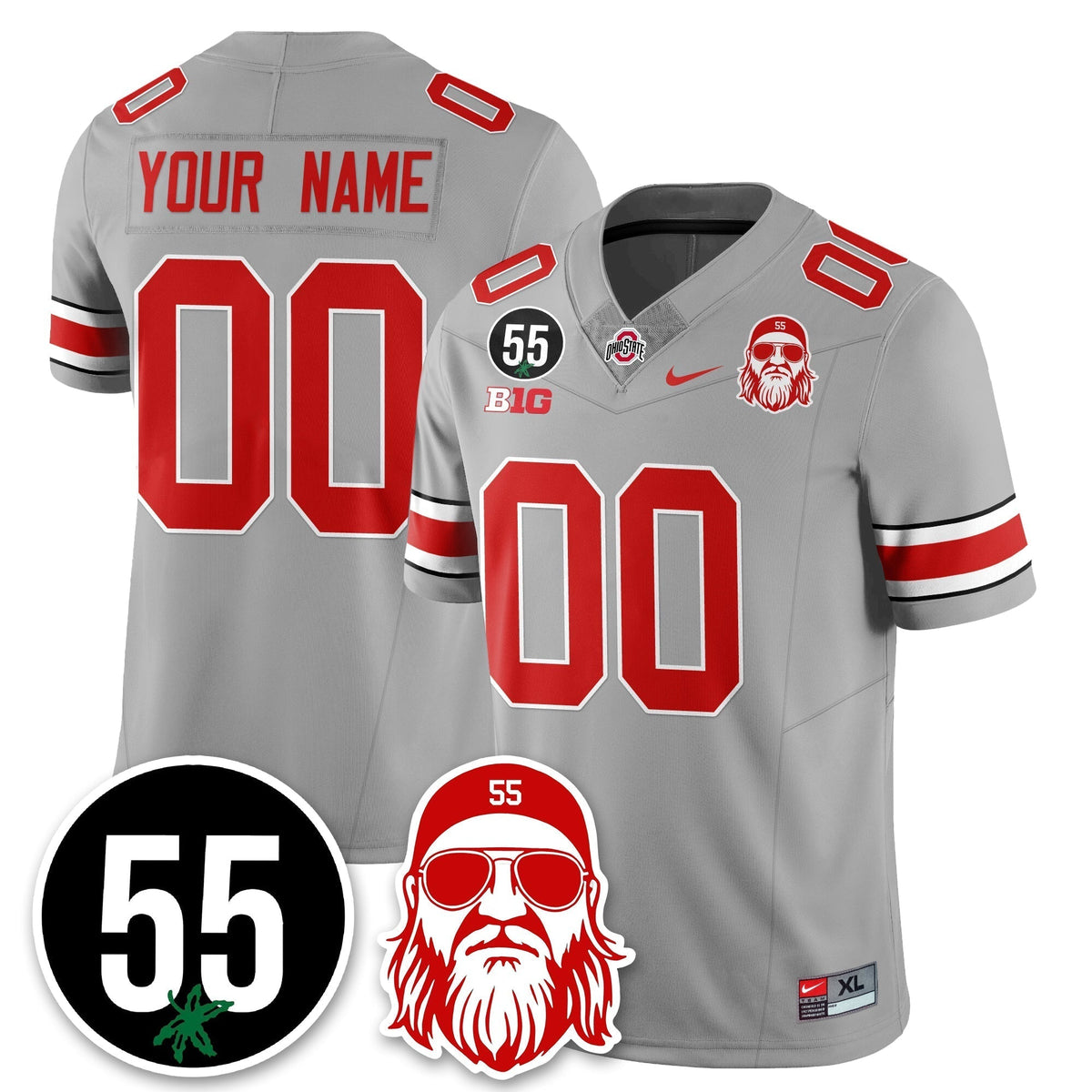 OSU Vapor Limited Jersey - Nick Mangold Patch - Stitched