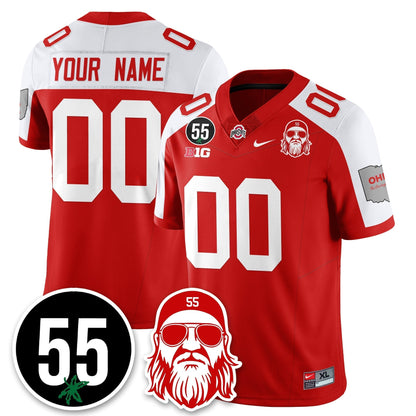 Custom OSU Vapor Limited Jersey - Nick Mangold Patch - Stitched